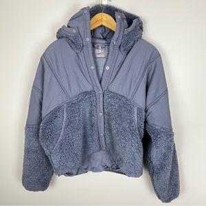 NEW Free People Movement Adventure Awaits Lavender Fleece Jacket Size Small NWOT